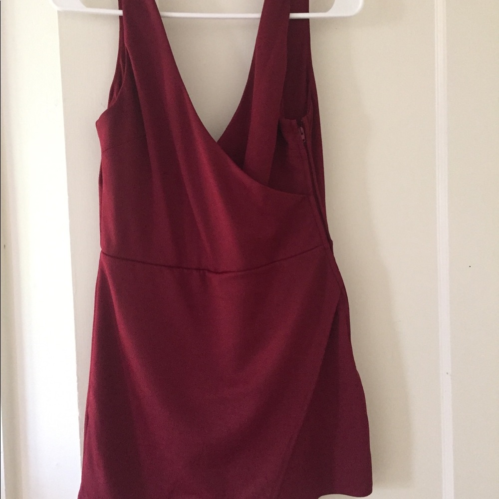 Maroon Romper